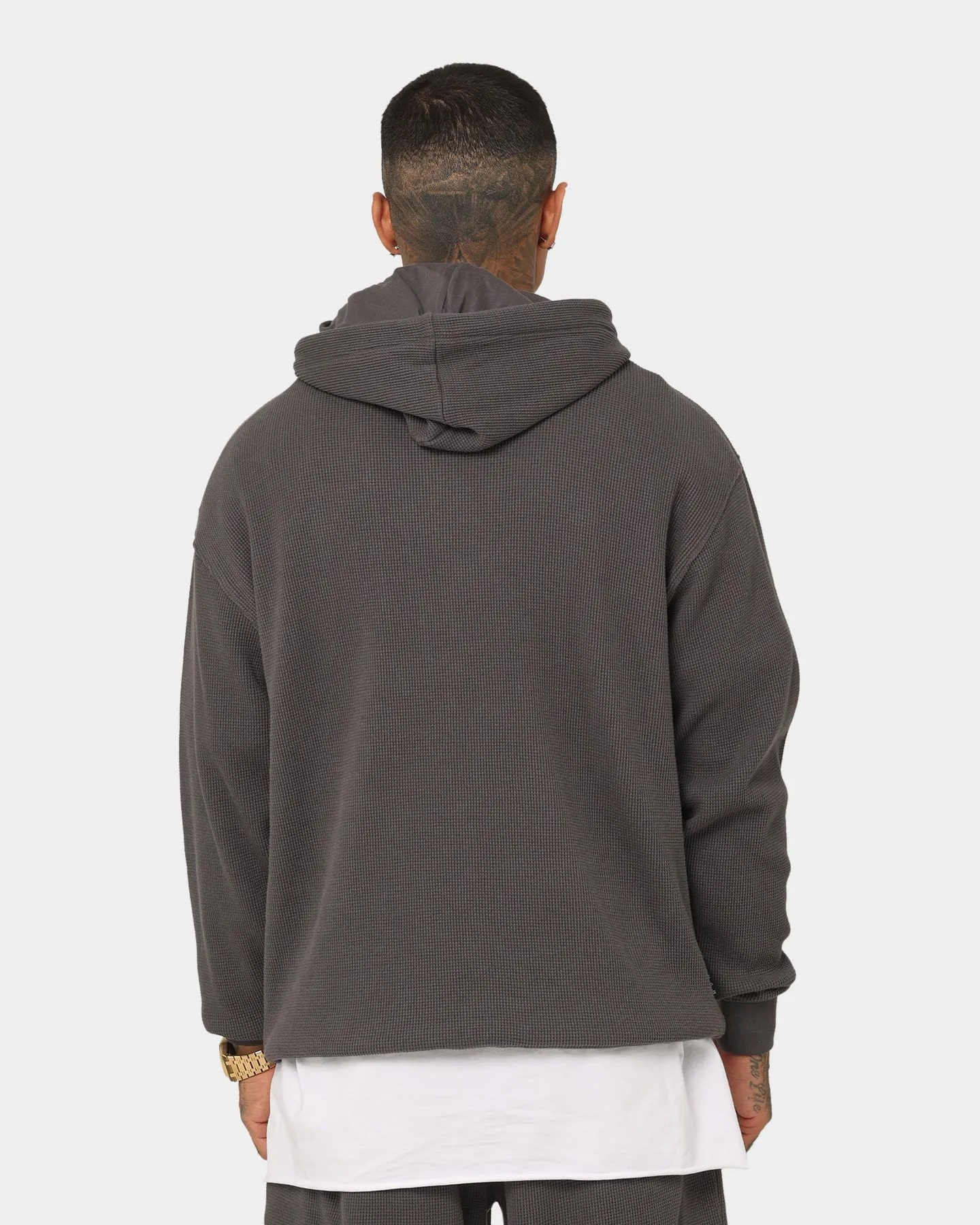 Travel Essential snag resistant Saint Morta Waffle Hoodie V2 Slate