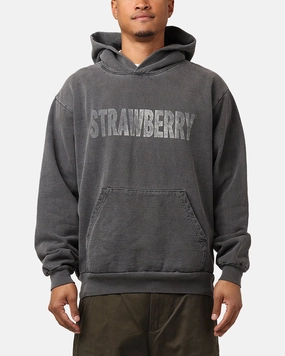 Smart Design Strawberry New Arch Hoodie Vintage Black