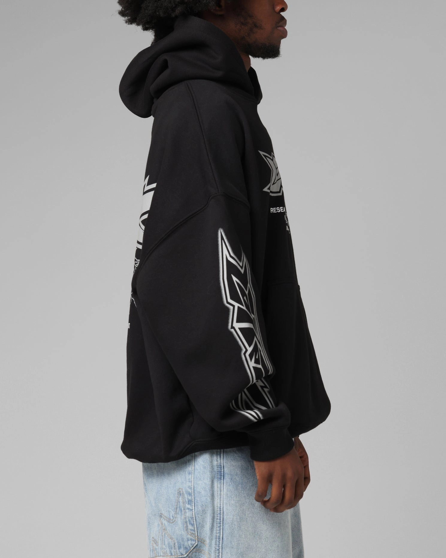 Loiter Runway Hoodie Black Urban Spirit City Wear Style