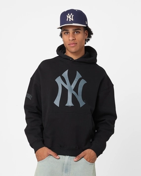 Majestic Athletic New York Yankees Tonal Stark Hoodie Faded Black Pilates
