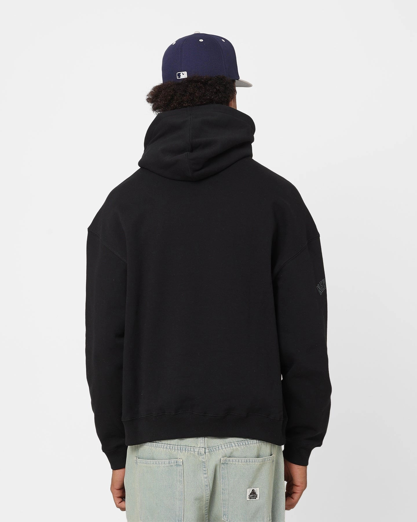 Majestic Athletic New York Yankees Tonal Stark Hoodie Faded Black Ergonomic Cut