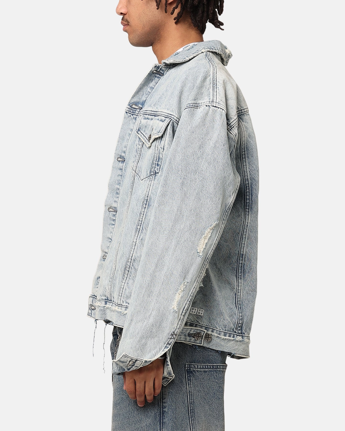 Ksubi Oh G Jacket Acid Trip Trash Jacket Denim Non Restrictive Mobility