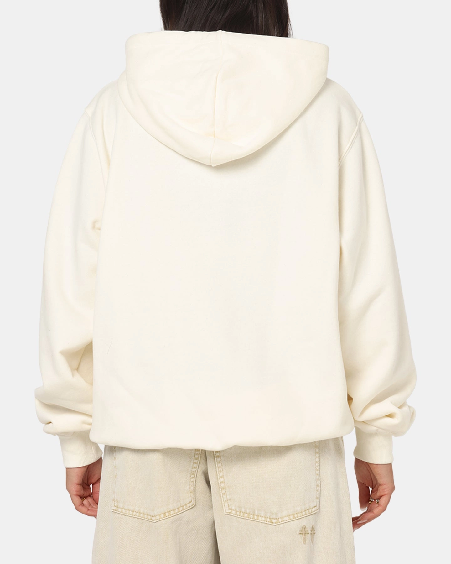 Drop Shoulder Culture Kings Standard Hoodie Off White