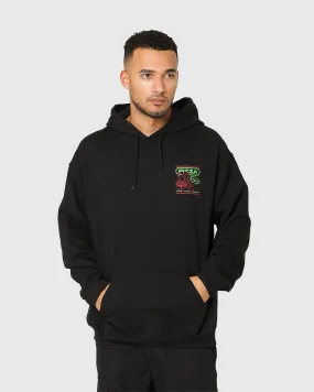 Adult Goat Crew Pizza Shop Hoodie Black