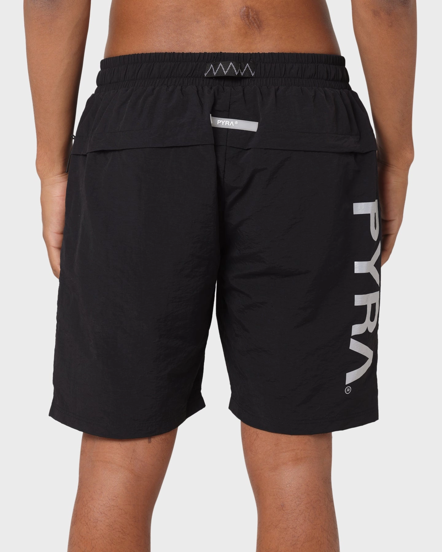 PYRA Future Nylon Shorts Black beachy vibe