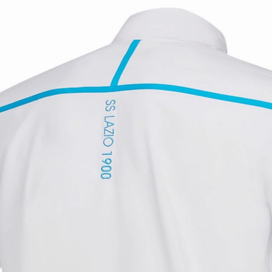 Collared neckline SS Lazio presentation soccer tracksuit 2018/19 - Macron