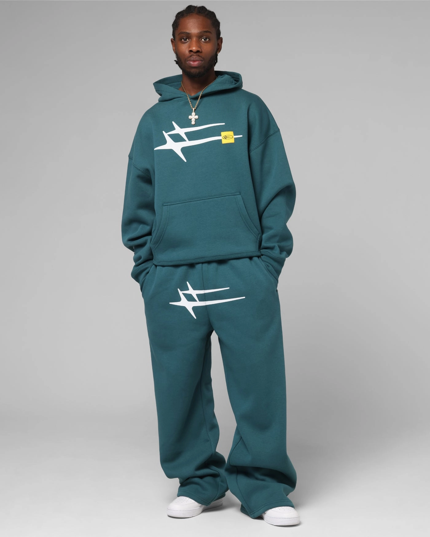 Bicycle Loiter Hybrid Premium Hoodie Teal