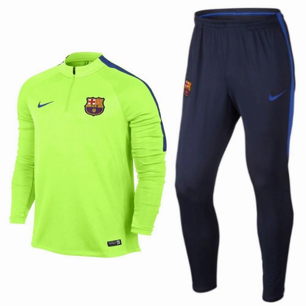 Fc Barcelona Training Technical Soccer Tracksuit 2017 - Nike Jogging outfit Flatlock stitching