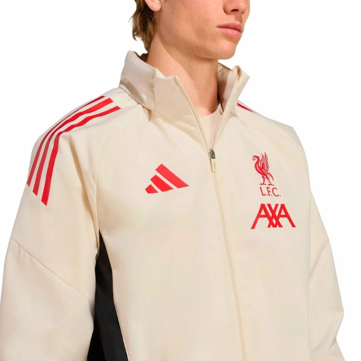 Shape Retention cross-cultural Liverpool FC soccer training rain jacket 2025/26 - Adidas