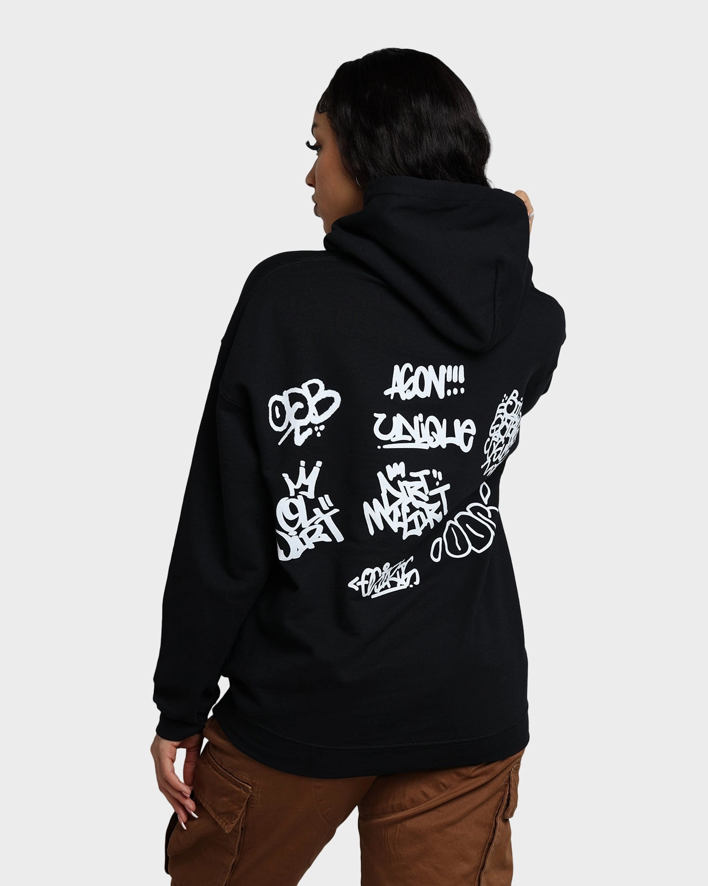 Goat Crew X Ol' Dirty Bastard Big Face Hoodie Black hypoallergenic