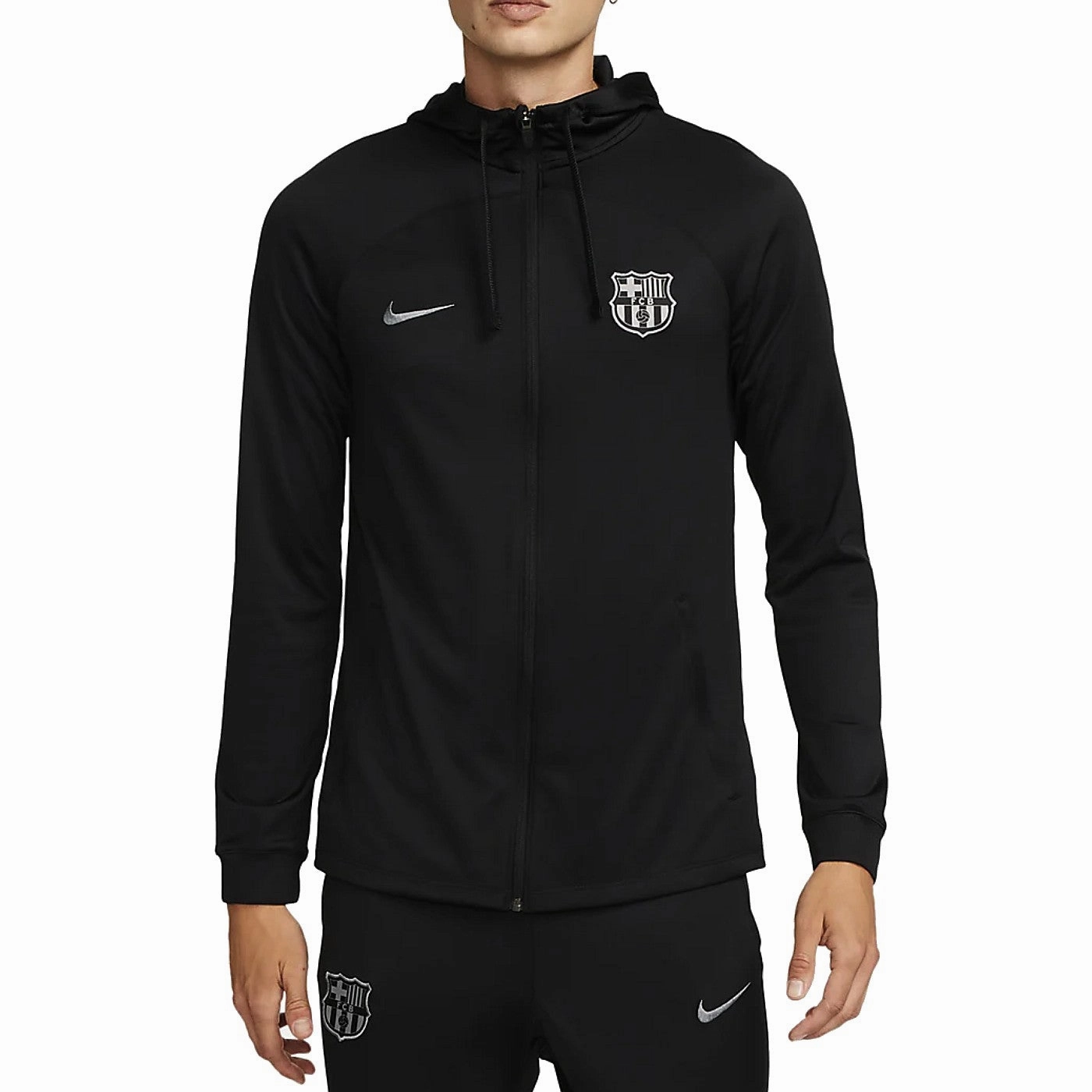 Brand FC Barcelona UCL hooded presentation tracksuit 2022/23 - Nike
