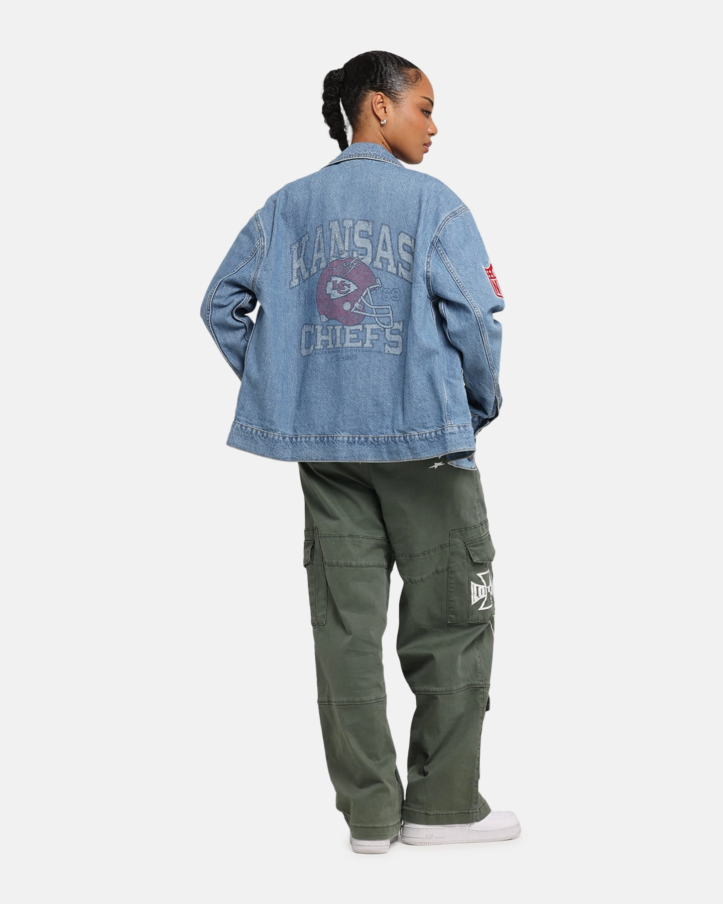 Minimize New Era Kansas City Chiefs NFL Denim Jacket Dark Blue