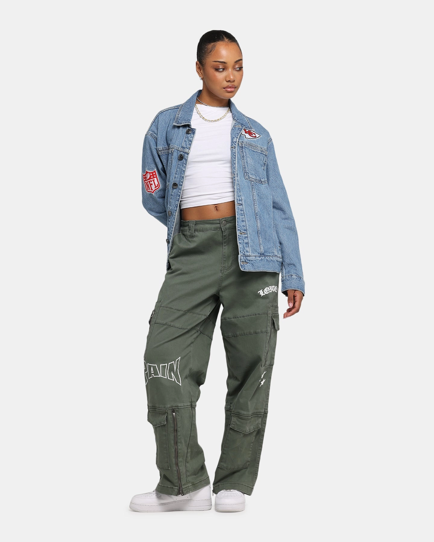 New Era Kansas City Chiefs NFL Denim Jacket Dark Blue Camping Trip