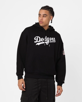 suitable for exercise Fashionable New Era Los Angeles Dodgers Oversized Hoodie Black