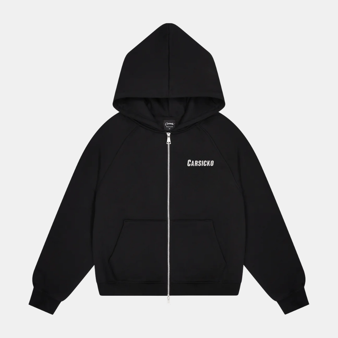 Carsicko Stamp Hoodie - Black Fashion-Forward