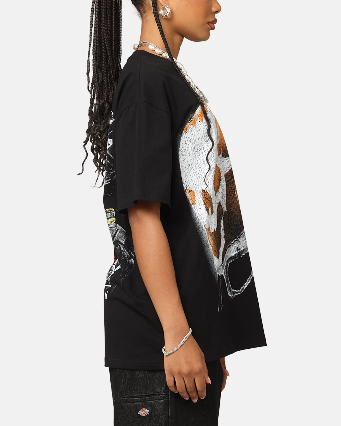 Goat Crew X Halo Halo Reach Emile Big Head Heavyweight T-Shirt Black Neutral Color Basic Comfort