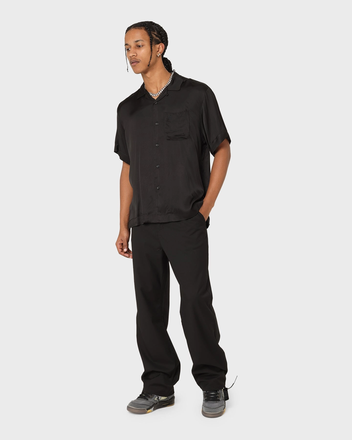 Picnic Outfit Snag Free Surface Honor The Gift Century Camp Button Up Shirt Black