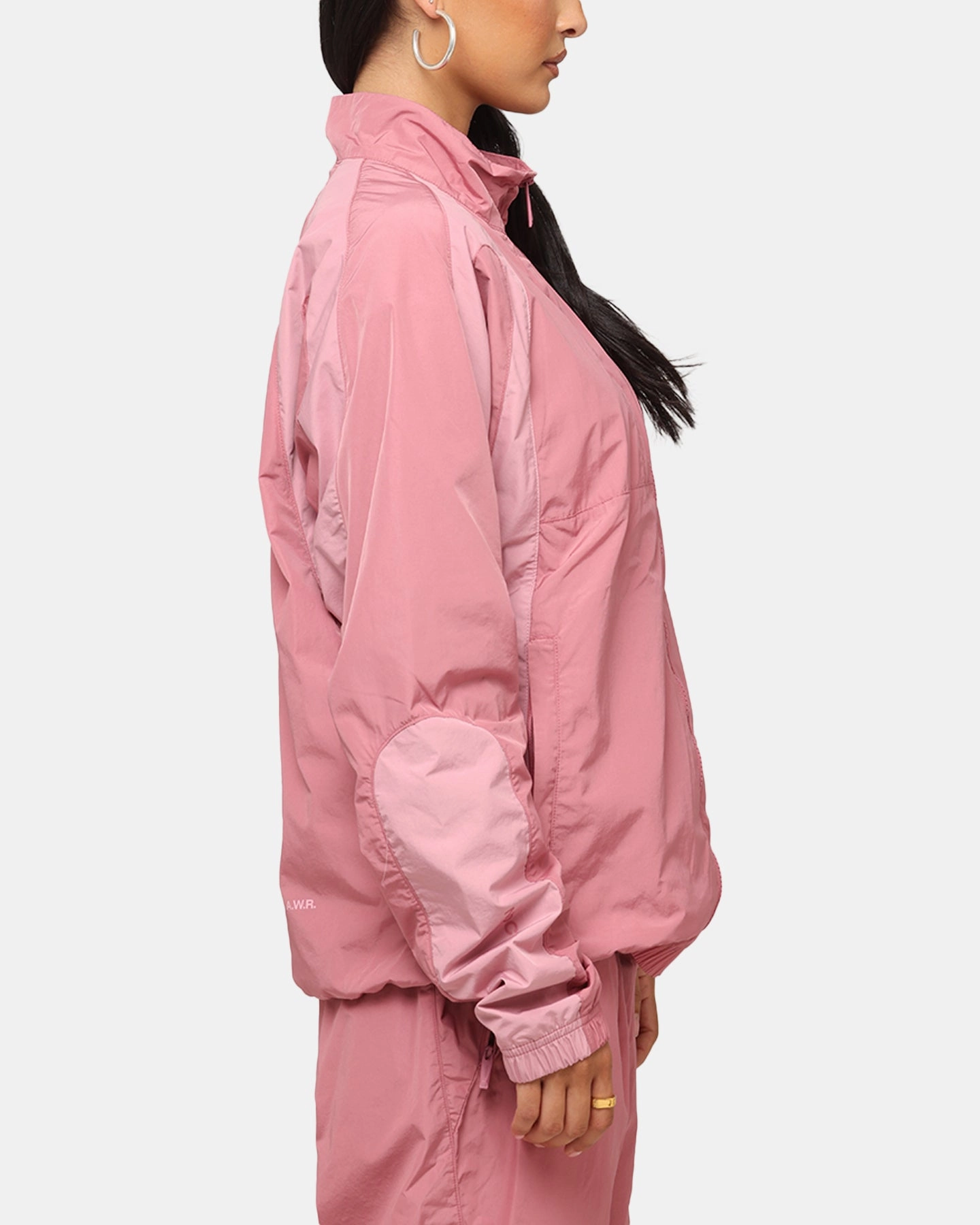 single layer Nike Nocta Northstar Nylon Track Jacket Desert Berry