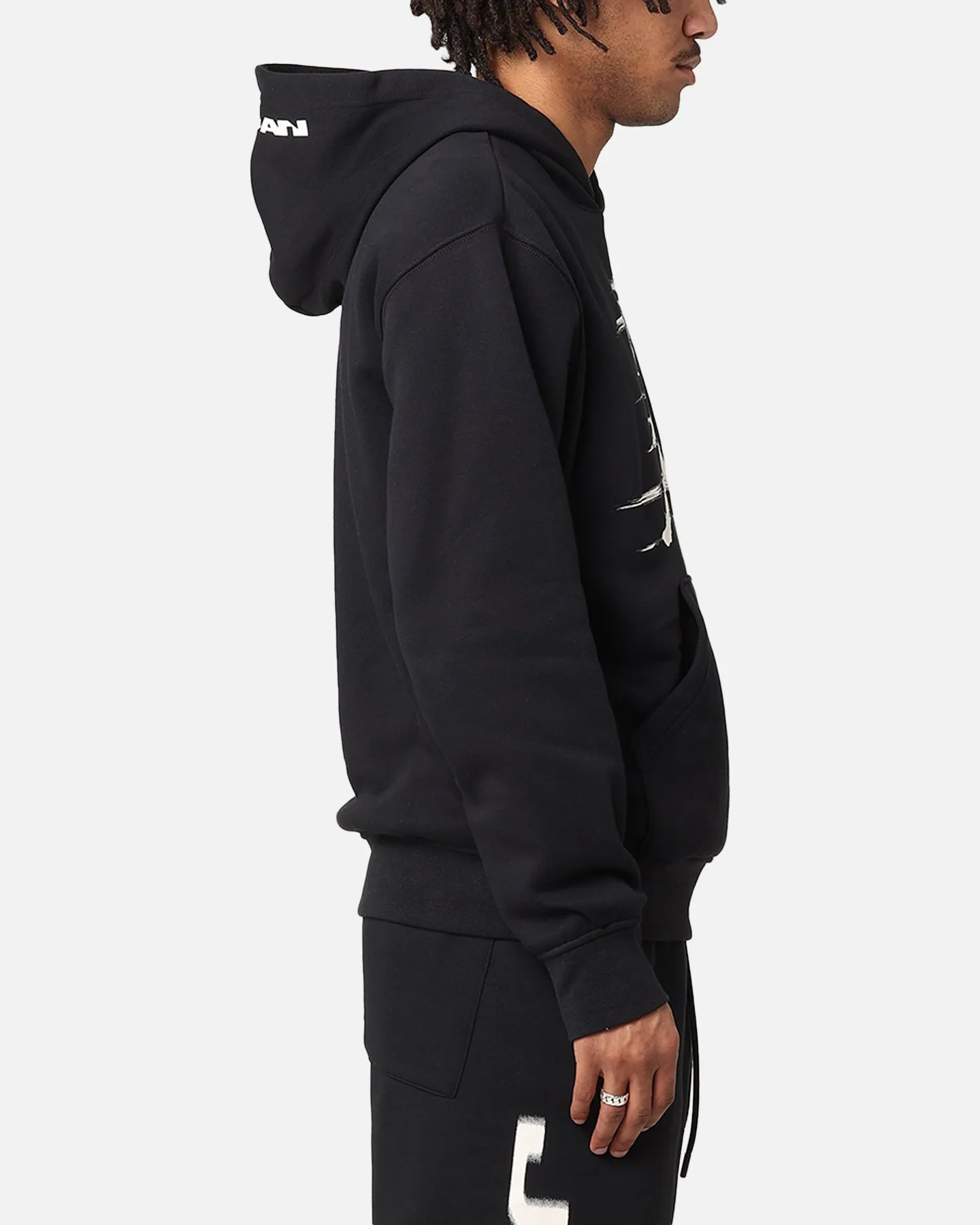 coordinating piece back - to - school Jordan Jumpman MVP Fleece Pullover Hoodie Black/Iron Grey