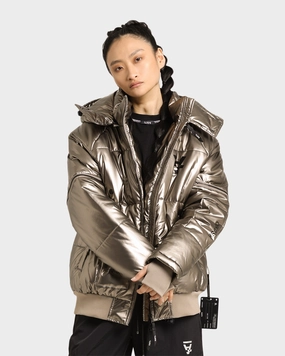 Faux Fur Picture The Anti Order Anti Joy Technical Puffer Jacket Pewter