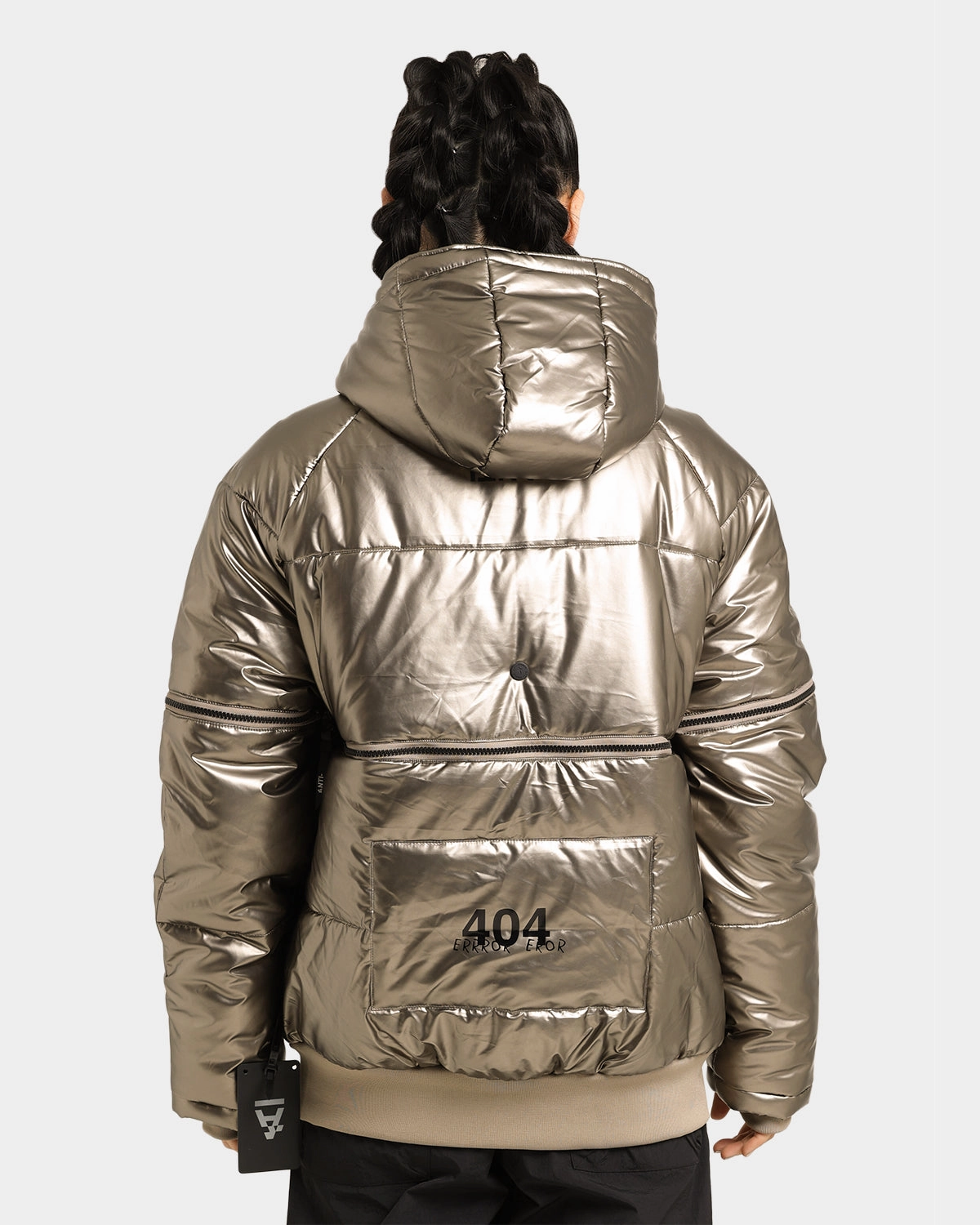 The Anti Order Anti Joy Technical Puffer Jacket Pewter Status