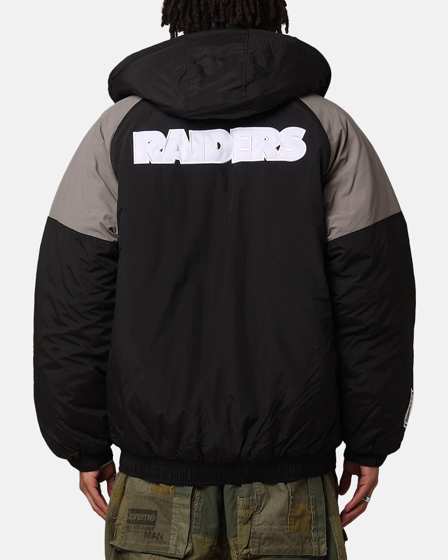 New Era Las Vegas Raiders Jacket Official Team Colours suitable for dance parties Light Reflective Trims