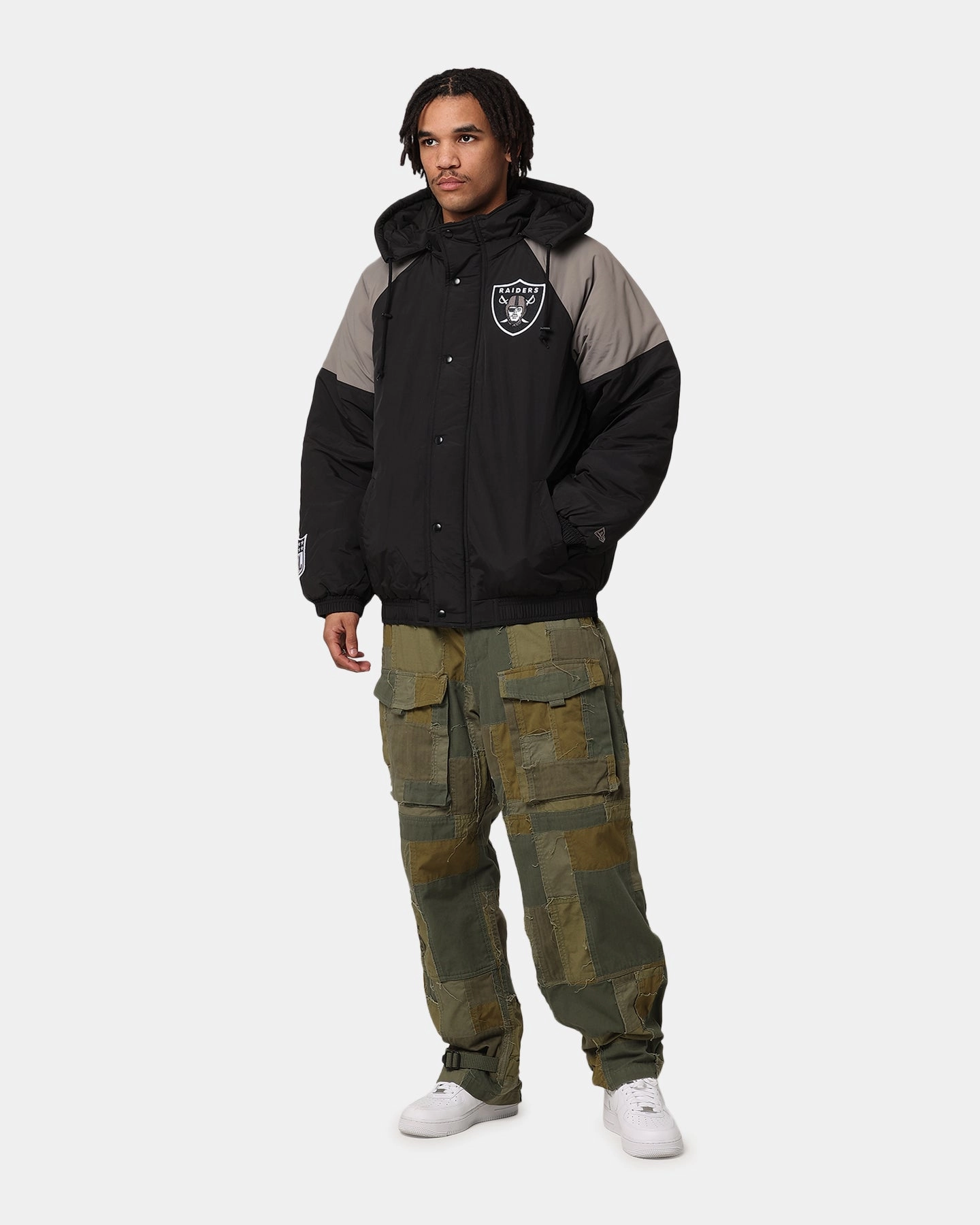 New Era Las Vegas Raiders Jacket Official Team Colours Windproof Barrier Design