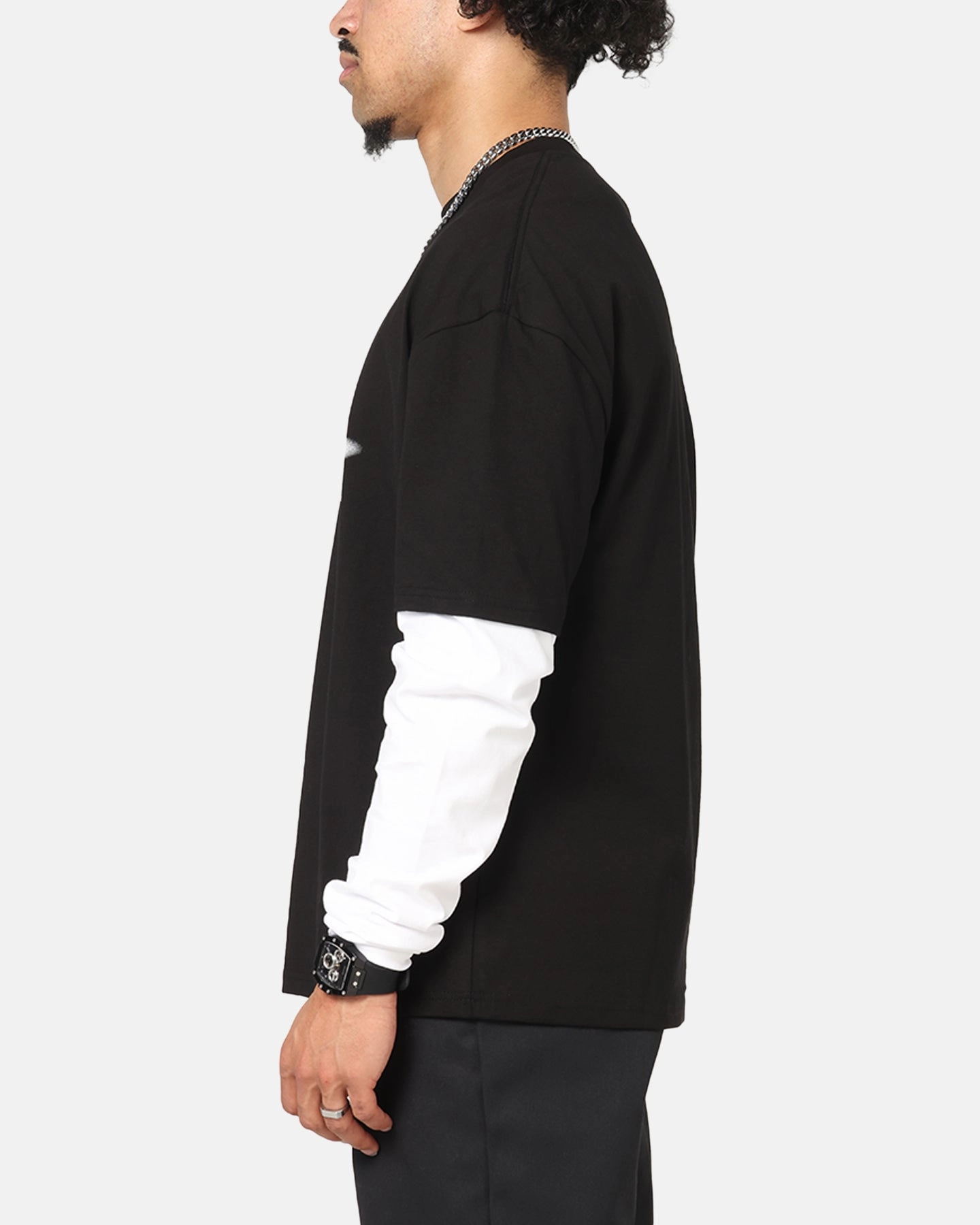 Vouseti Future Is Now Long Sleeve T-Shirt Black NonIronTechnology