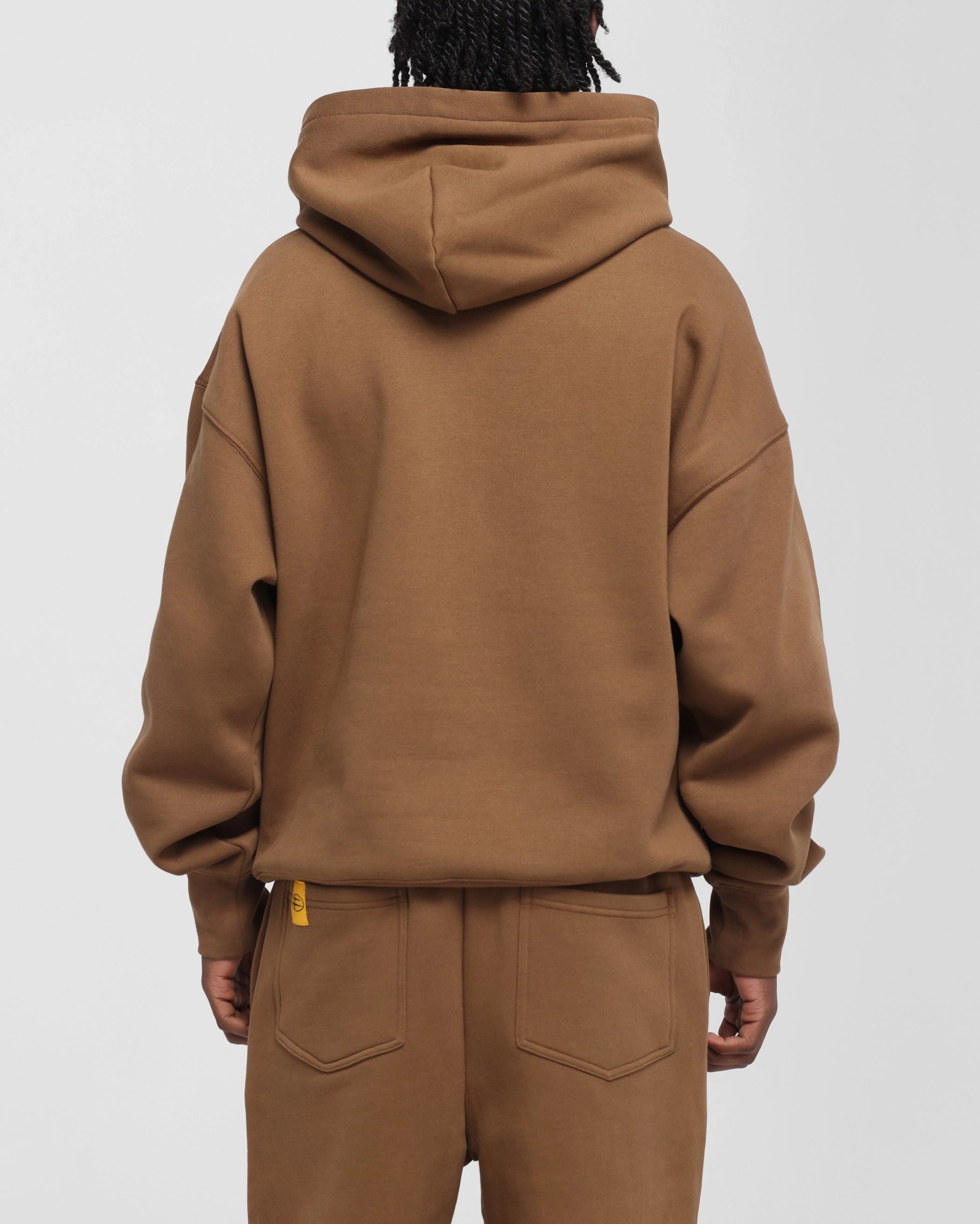 Loiter Hybrid Premium Hoodie Brown Elderly