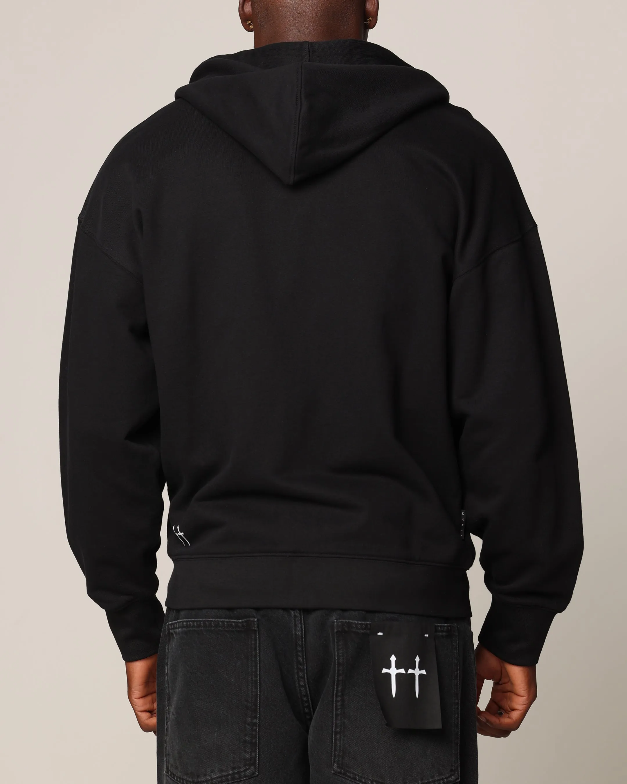 Saint Morta Hellfire Zip Hoodie Black hunting