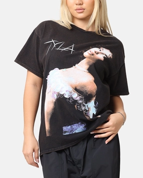 Tyla Debut Album Vintage T-Shirt Black Vintage Stretchable Fabric Simple Comfort Look