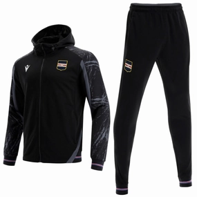 UC Sampdoria black presentation soccer tracksuit 2021/22 - Macron mix and match