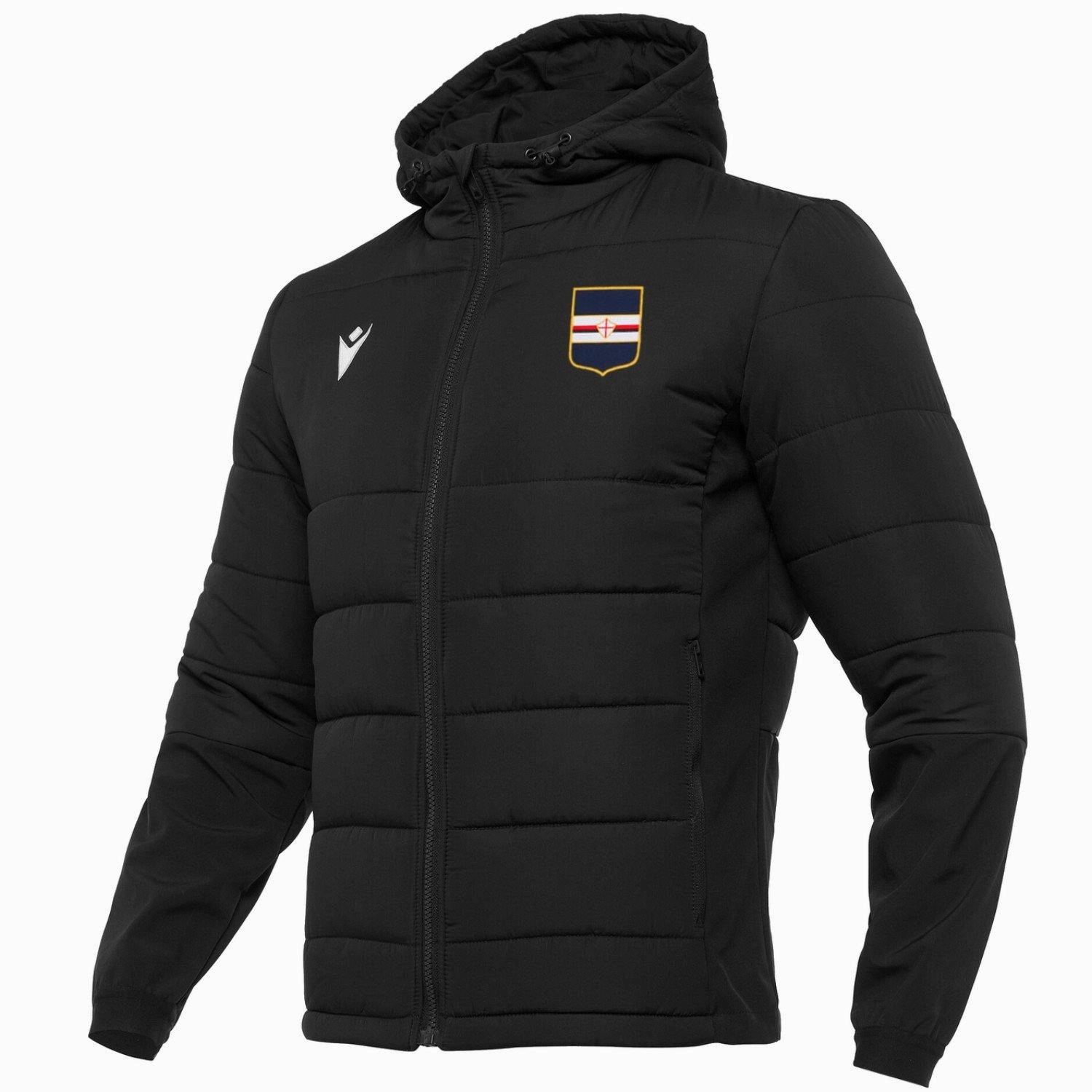 UC Sampdoria soccer presentation bomber jacket 2020/21 - Macron elastane AntiOdorTechnology