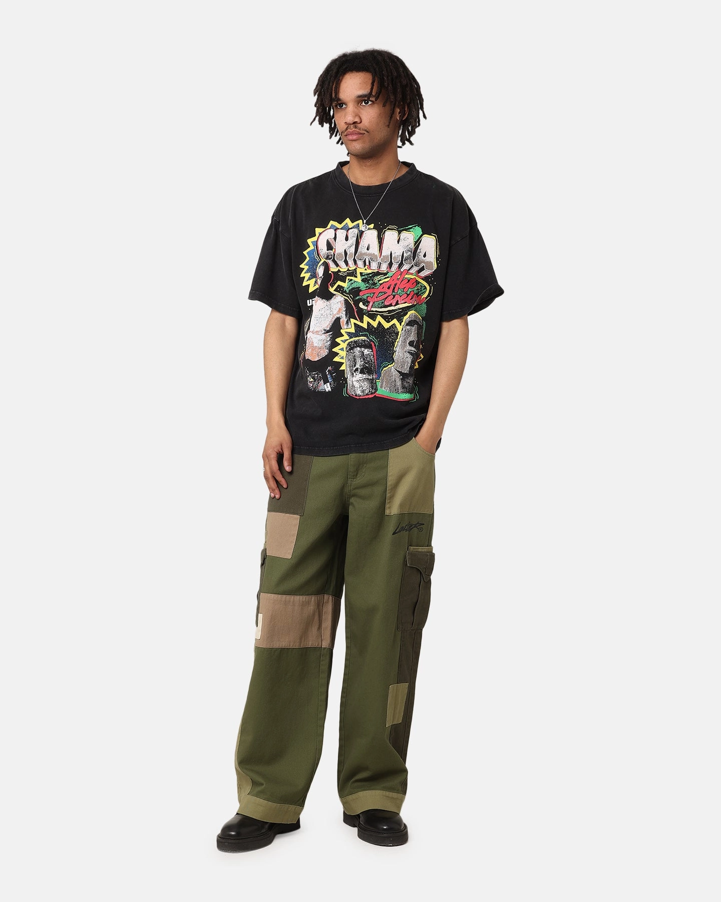 UFC By Culture Kings Alex Pereira Chama Vintage T-Shirt Black Acidwash Light Casual Wear