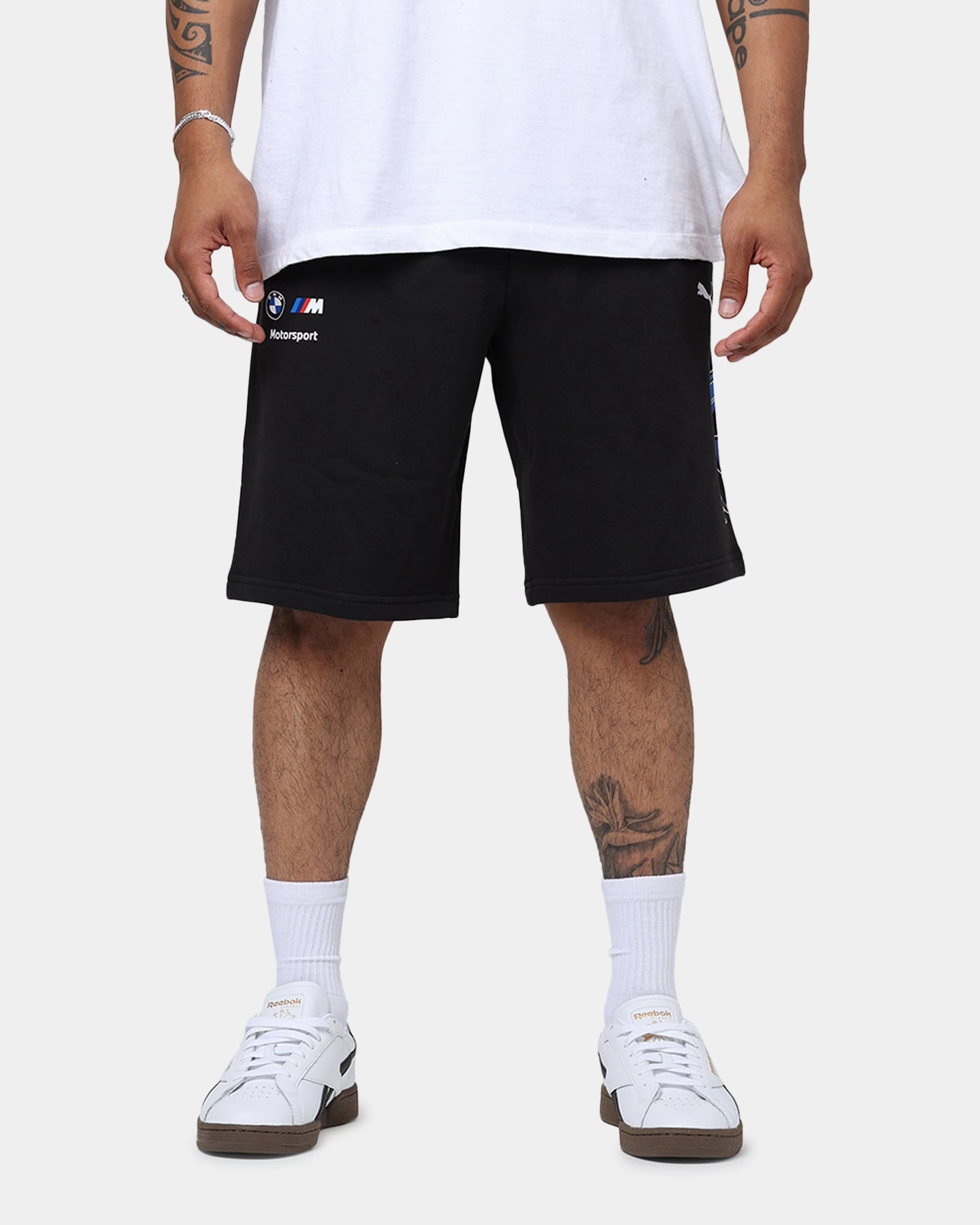 Puma X BMW MMS Graphic Shorts Puma Black Tactical Attachment Loops