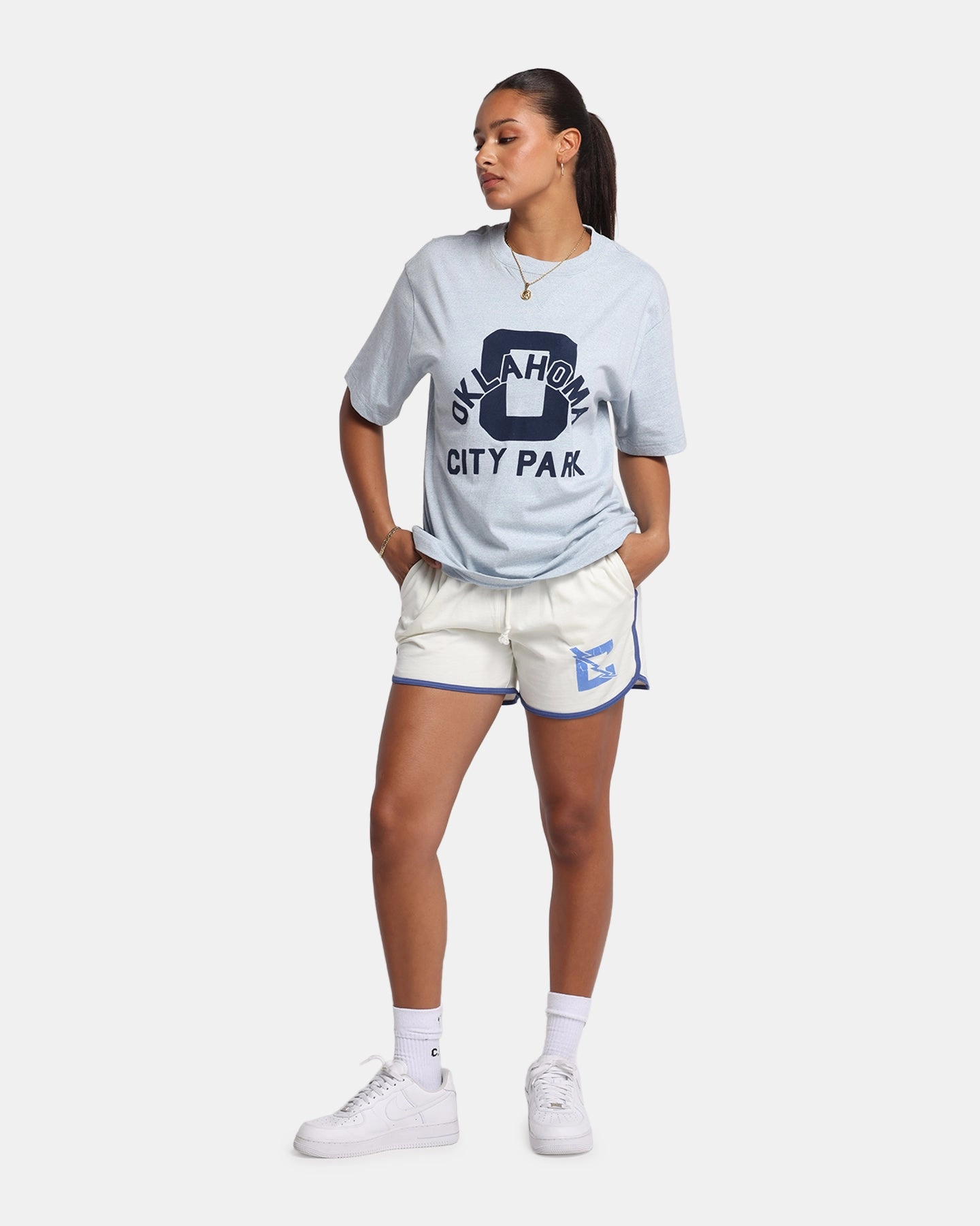 Fashion Forward Bold Style Champion Vintage Mix P.E Class T-Shirt Oxford Grey Heather