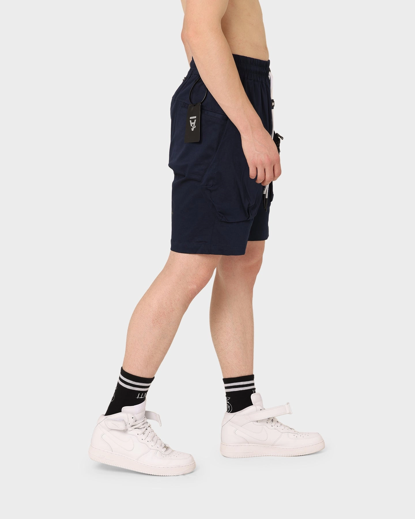 Camouflage Style SoftInnerLining The Anti Order Neo Military Cargo Shorts Dark Navy