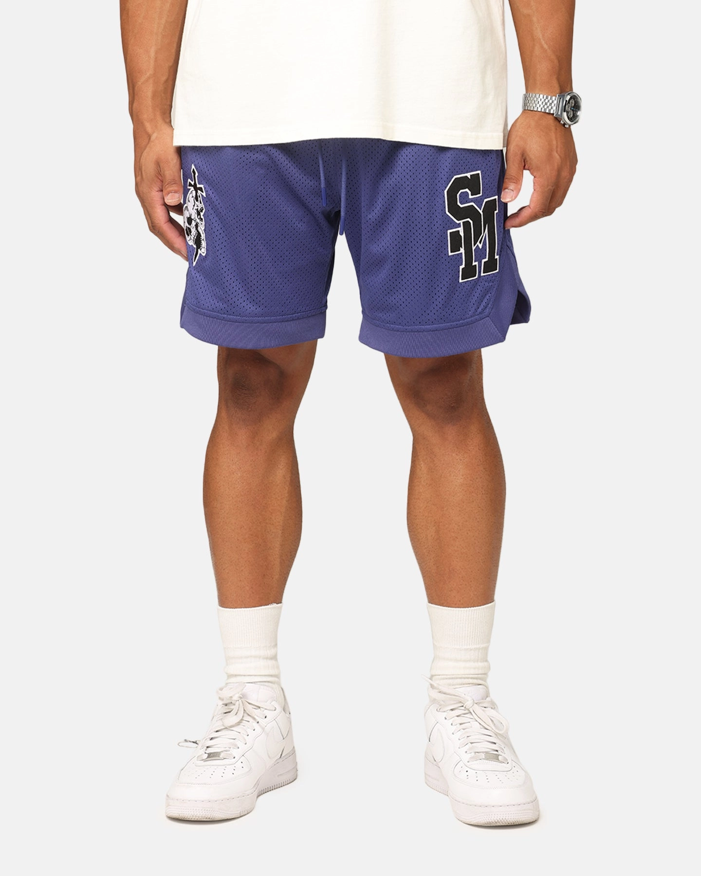 Saint Morta La Rambla Basketball Shorts Purple Beach Ready