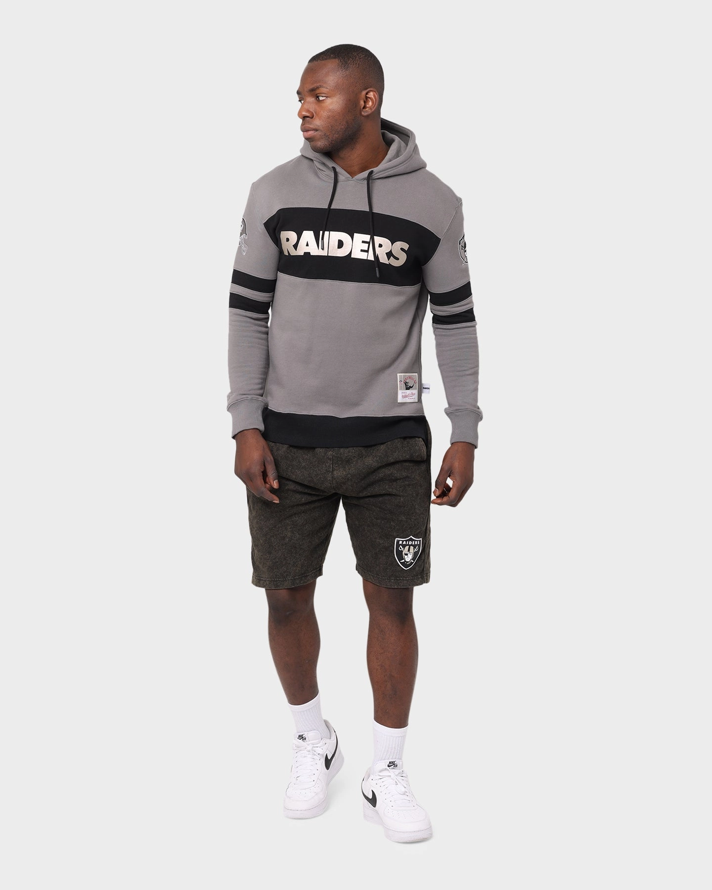 Moisture Wicking Fabric Mitchell & Ness Las Vegas Raiders Quintessential Acid Short Black