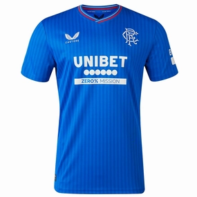 Glasgow Rangers Home soccer jersey 2023/24 - Castore QuickDry Material Sport-Ready Gear