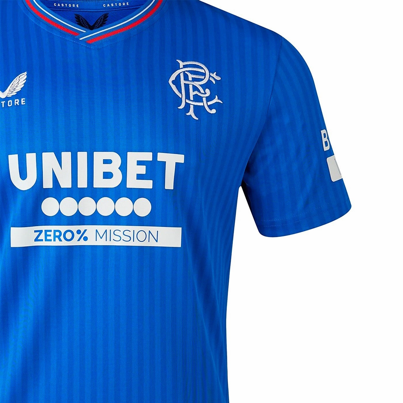 Glasgow Rangers Home soccer jersey 2023/24 - Castore Seamless Design