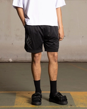 Saint Morta La Rambla Basketball Shorts Black Unisex Design