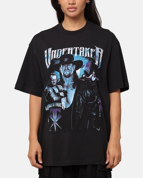 Mitchell & Ness X WWE The Undertaker T-Shirt Overdyed Black Active Layer