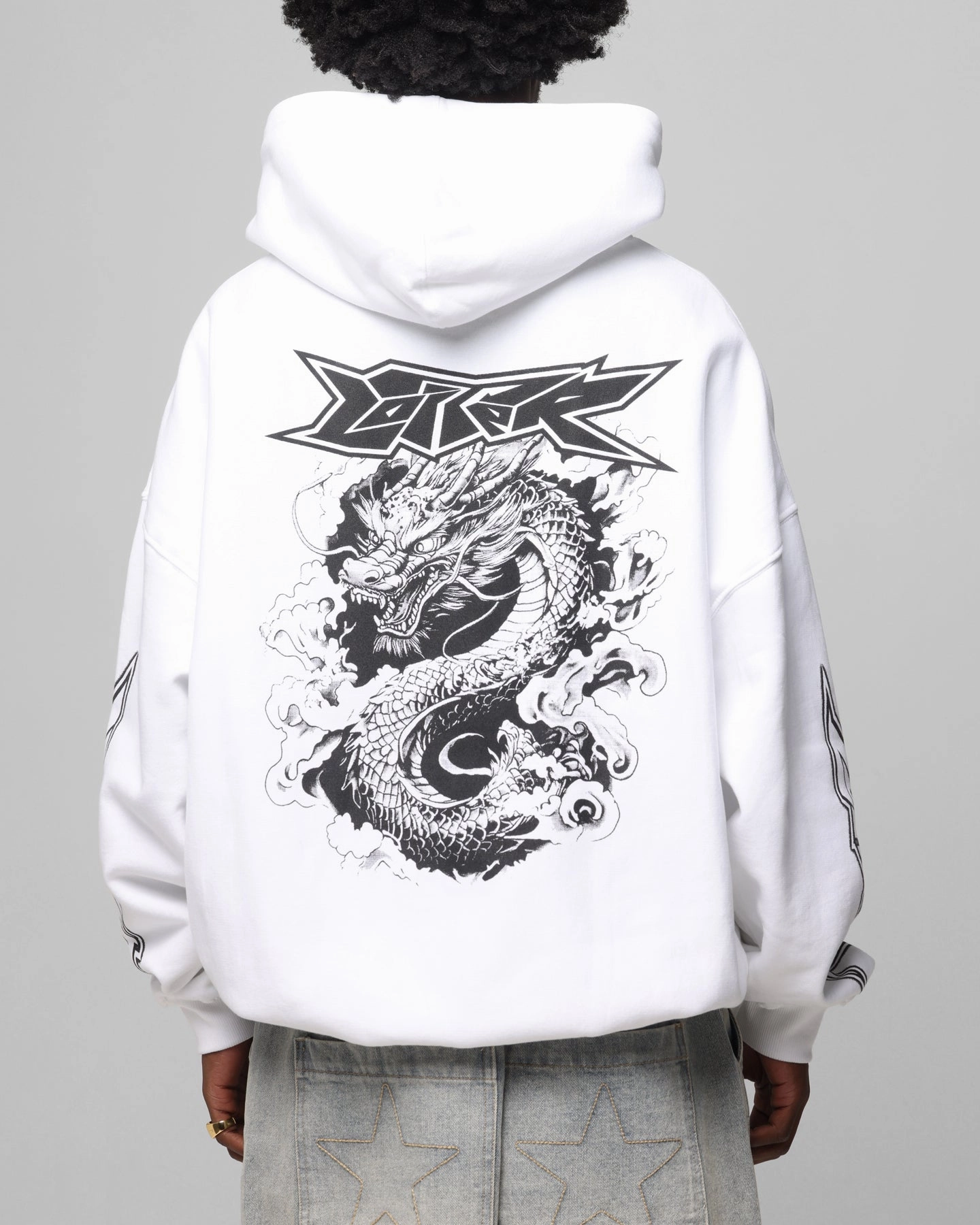 Invoice Flexible Design Loiter Draco Born Hoodie White