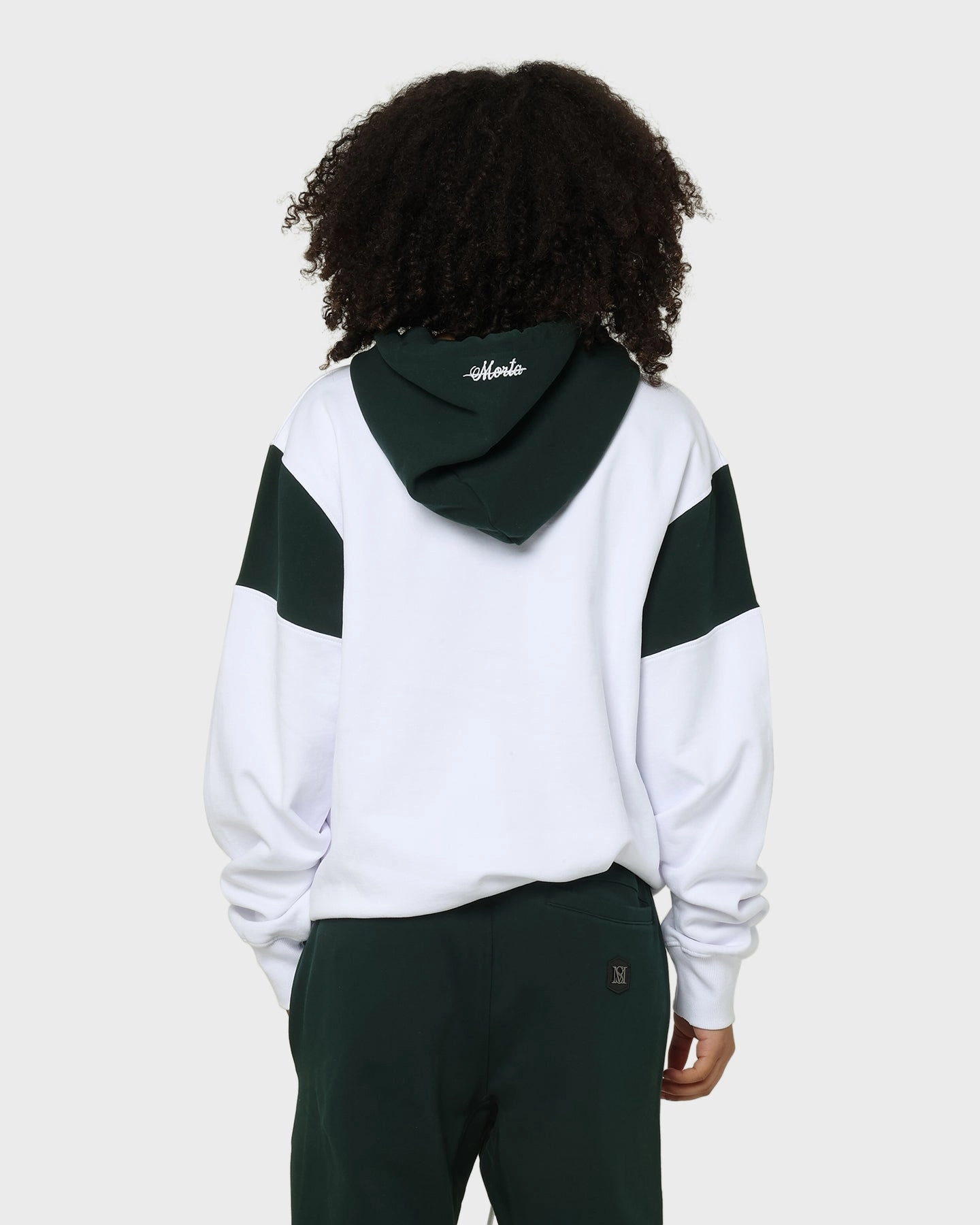 Saint Morta Saviour Hoodie White/Stadium Green Windproof Construction