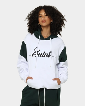 Saint Morta Saviour Hoodie White/Stadium Green slim