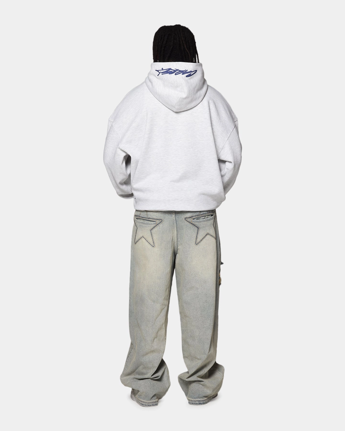 Carre Graffiti Logo Hoodie Grey Marle All-day Comfort