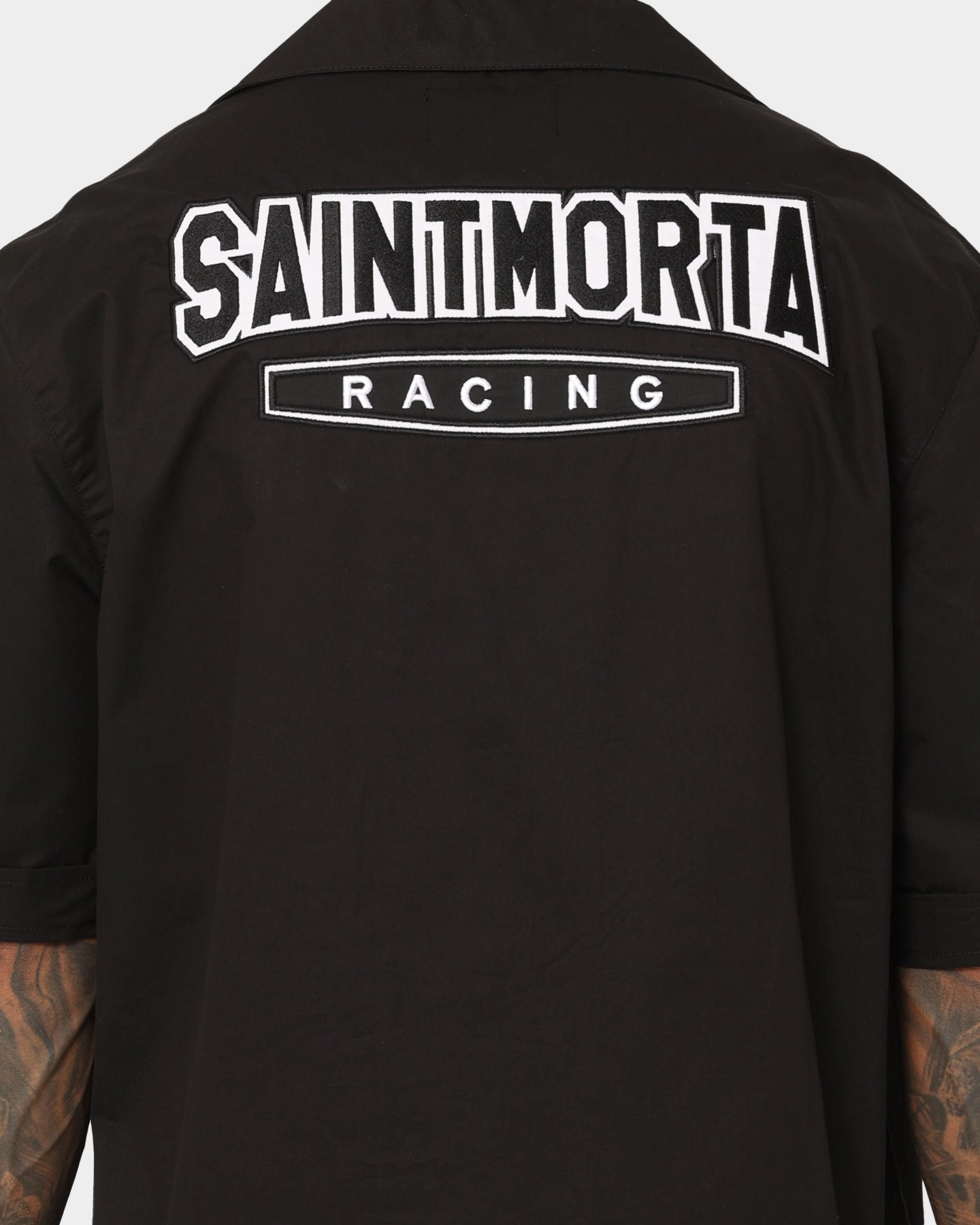 Effortless Style Saint Morta Pro Racing Mechanic Shirt Black