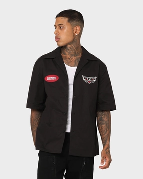 Night Out Professional Look Saint Morta Pro Racing Mechanic Shirt Black