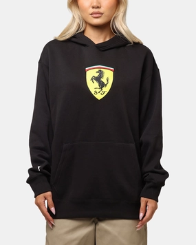Resist AdjustableHood Puma X Scuderia Ferrari Race Big Shield Hoodie Puma Black